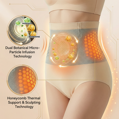 🌾GFOUK®Moringa & Berberine 4-in-1 Microparticle Sculpting & Fat-Burning Shorts