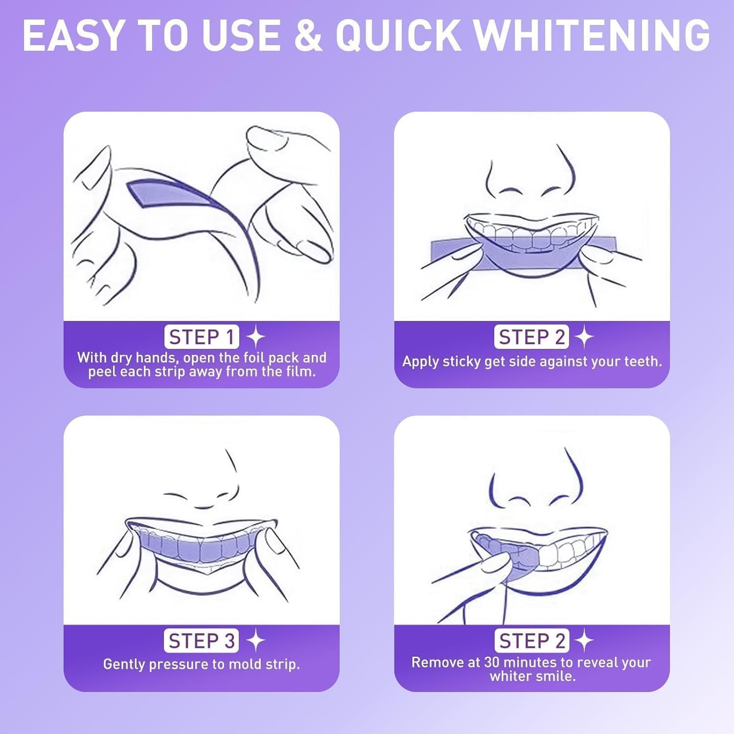 ❣️hismlle™ V36 Whitening Strips – Professional Teeth Whitening at Home(UPGRADED VERSION)（upsell ）