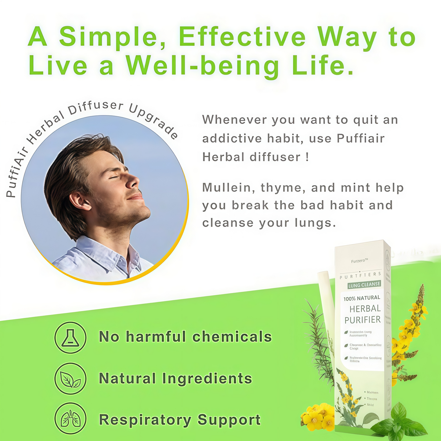 🔥🔥🔥Final 3 Hours: 70% OFF Mullein Relaxation Stick – Soothes Lungs, Detoxifies, Freshens Breath