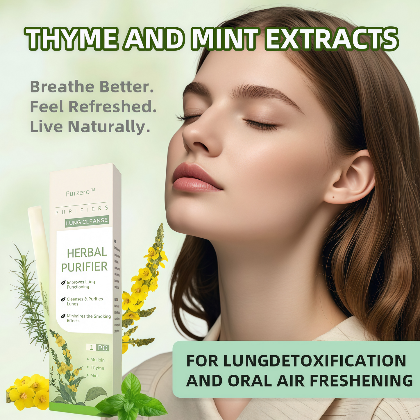 🔥🔥🔥Final 3 Hours: 70% OFF Mullein Relaxation Stick – Soothes Lungs, Detoxifies, Freshens Breath