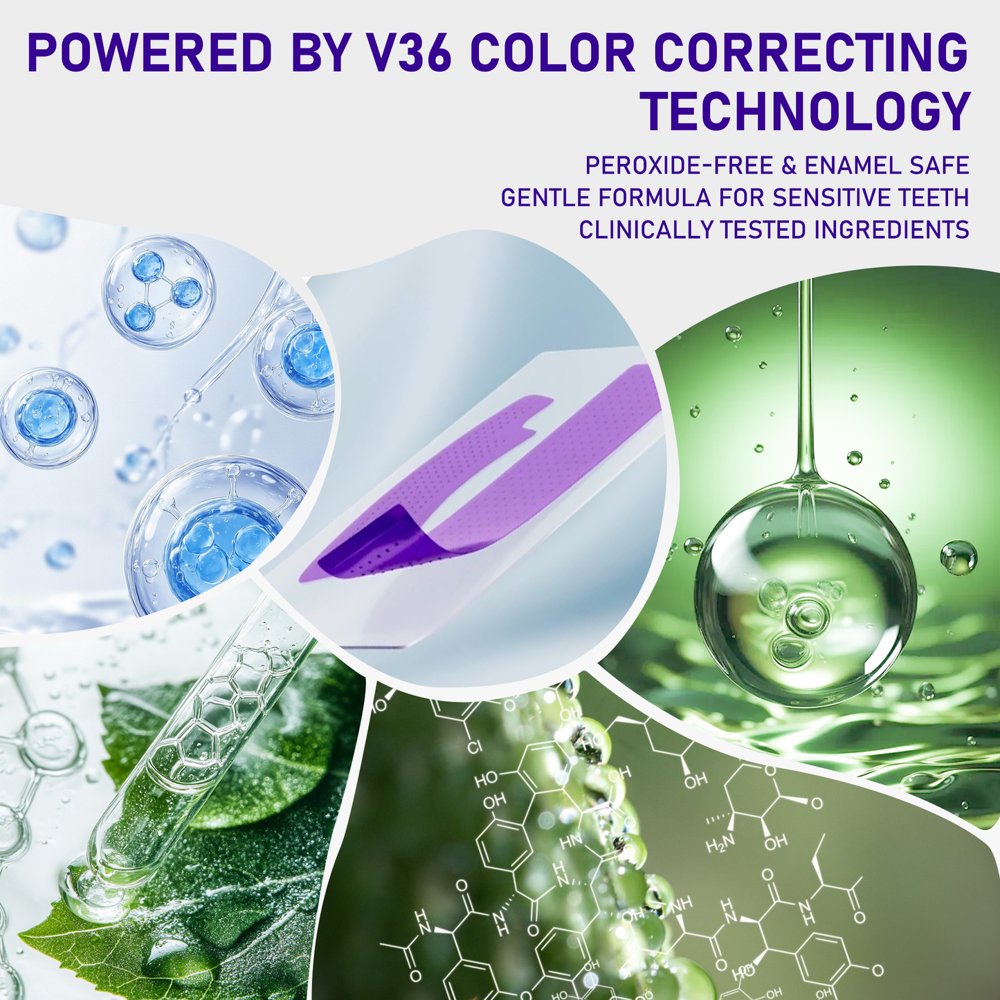❣️hismlle™ V36 Whitening Strips – Professional Teeth Whitening at Home(UPGRADED VERSION)（upsell ）