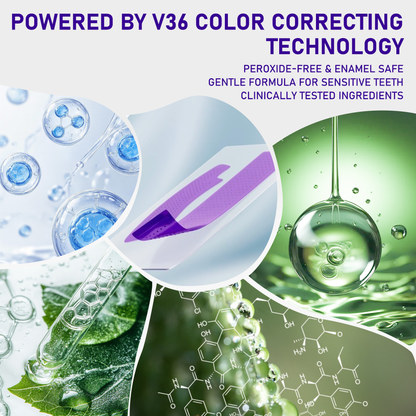 ❣️hismlle™ V36 Whitening Strips – Professional Teeth Whitening at Home(UPGRADED VERSION)（upsell ）