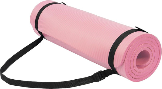 Yoga Mat Anti-Tear Exercise Yoga Mat with Carrying Strap