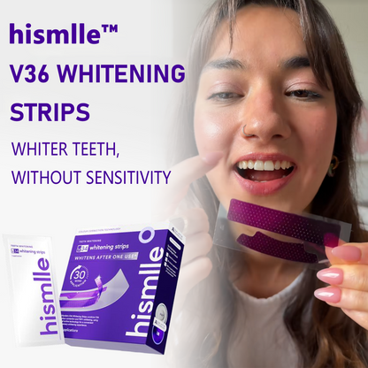 ❣️hismlle™ V36 Whitening Strips – Professional Teeth Whitening at Home(UPGRADED VERSION)（upsell ）