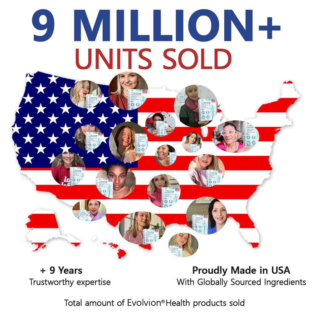 【Last Day Promotion 80% OFF🌟】✨ Evolvion® 𝐓𝐢𝐫𝐳𝐞𝐩𝐚𝐭𝐢𝐝𝐞 & 𝐂𝐨𝐥𝐥𝐚𝐠𝐞𝐧 𝐍𝐚𝐧𝐨 𝐌𝐢𝐜𝐫𝐨𝐧𝐞𝐞𝐝𝐥𝐞 𝐖𝐞𝐢𝐠𝐡𝐭 𝐋𝐨𝐬𝐬 𝐏𝐚𝐭𝐜𝐡丨Targets Obesity, Loose Skin, High Blood Pressure, Diabetes, Fatty Liver, Joint Pain, Brain Fog, Low Energy, Body Aches, and More