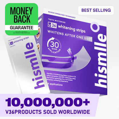 ❣️hismlle™ V36 Whitening Strips – Professional Teeth Whitening at Home(UPGRADED VERSION)（upsell ）