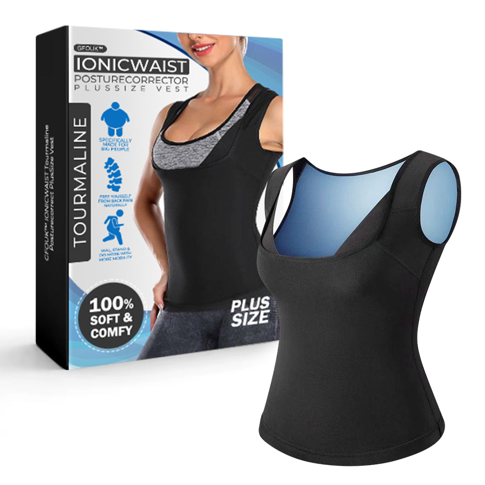 IONICWAIST Tourmaline Posturecorrect PlusSize Vest